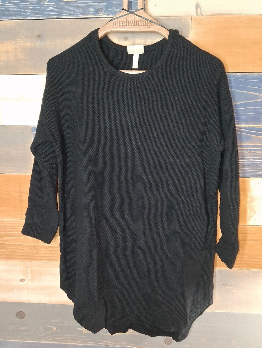 Zulu & Zephyr Thermal Jumper Sweater 10 Black Tunic